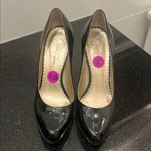 Jessica Simpson Black Patent Heels